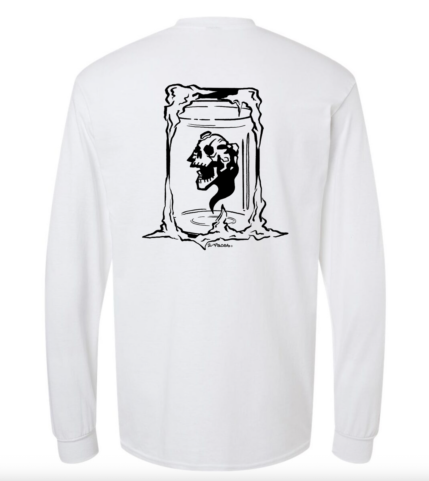 Frozen Skull Long-Sleeve Tee