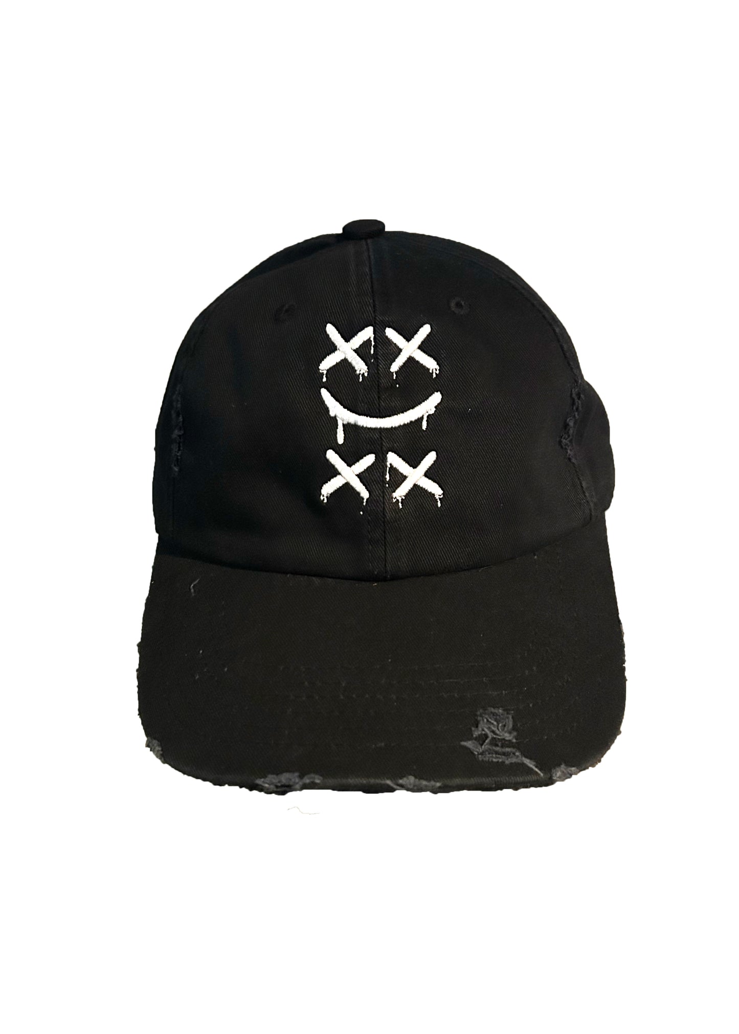 2-Faces Distressed Cap