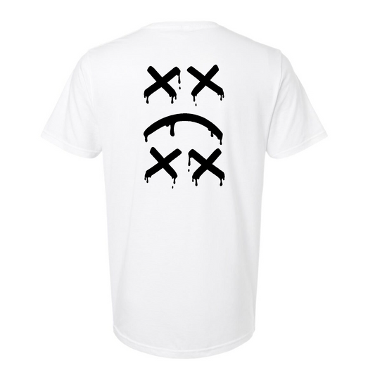 2-Faces Sad Graffiti Tee